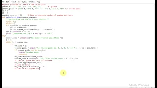 Python program to Create a GPA Calculator