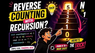 Print N to 1 Using Recursion Beginner-Friendly Explanation