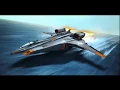 Origami paintover - Sci Fi jet concept art
