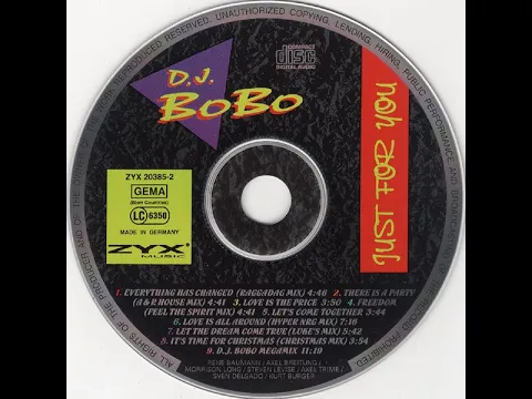 Download MP3 DJ Bobo - DJ Bobo Megamix [1994, Euro House]