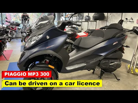 Download MP3 PIAGGIO MP3 300 2022   on Review Can be driven on a car licence
