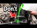 DONT EVER CHANGE THE COOLANT ON YOUR BMW
