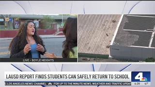 LAUSD report finds students can safely return to school
