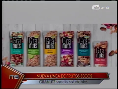 Nueva línea de frutos secos Granuts snacks saludables