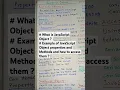 What is JavaScript Object l Example of JavaScript Object properties and Methods How to access