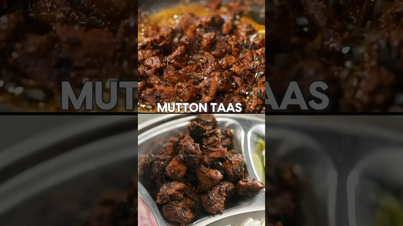 Mutton Taas pet bhar ke khao, jindagi ko enjoy karo. #shorts #youtubeshorts #muttonrecipe