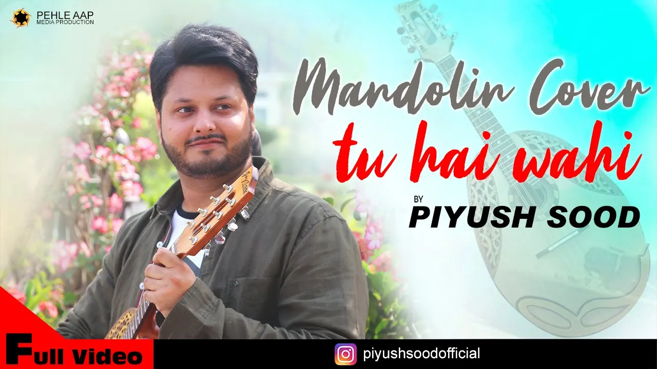 Tu Tu hai wahi | Yeh Vaada Raha | Mandolin Cover | Instrumental | Ft Piyush Sood | Bollywood Hits