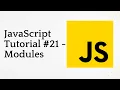 JavaScript Tutorial - Modules