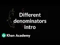 Intro to comparing fractions with different denominators 4th grade Khan Academy