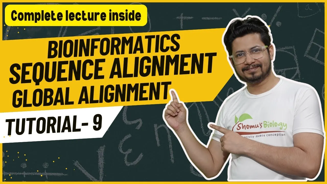 Sequence alignment basics | global alignment and local alignment | Bioinformatics tutorial 9