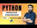 Python Class Tamil Day 5 Operator Precedence Guru Tech