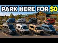 10 Forgotten U S Parking Spots Where Homeless People Can Live in Vans for FREE And 5 to Avoid