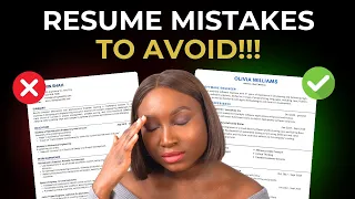 Stop Making These COSTLY Resume Mistakes Download My FREE Resume Template