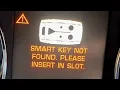 Jaguar XF Smart Key Not Found Solved