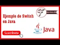 Example of a Switch statement in Java