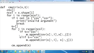 Numpy Generating Covariance and Correlation matrix with Python Numpy