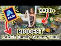My BIGGEST Aldi Haul LARGE Family GROCERY Haul BACK at Aldi