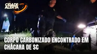 Corpo carbonizado é encontrado em chácara de São Francisco do Sul