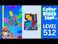 Color Block Jam Level 512 Solution Walkthrough