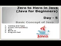 Day 5 Print println block new program basic concept of java p4programer