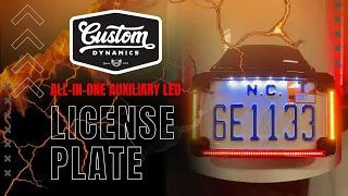 Upgrade Your Harley Custom Dynamics All-in-One LED License Plate Kit Street Glide Road Glide
