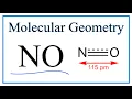 NO Molecular Geometry Bond Angles Nitric oxide