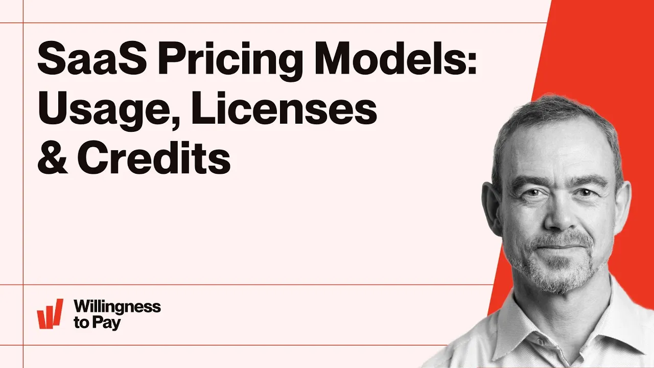 Webinar on SaaS Pricing Models: Usage, Licenses & Credits