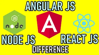 Node js vs Angularjs vs Reactjs Javascript framework Comparison React vs Node Node vs Angular