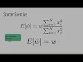 Bayesian Linear Regression Distribution of Parameter Estimate