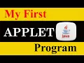 How to run First Applet Program in Java