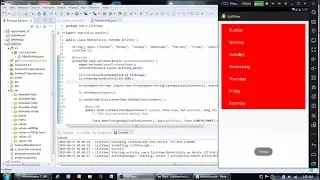 ListView In Android Eclipse