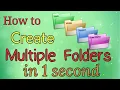 How to Create Multiple Folders using Command Prompt and PowerShell