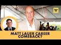 Matt Lauer s career comeback attempt resurfaces every year but no one will hire him sources