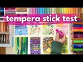 Tempera Paint Sticks What Works And What Doesn t