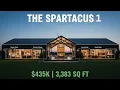 Spartacus 1 Dogtrot Barndominium Full Tour - Home Theater Bunk Pod Breezeway Fireplace