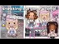Sneaking out to the mall GONE WRONG WITH VOICE Toca Boca Roleplay