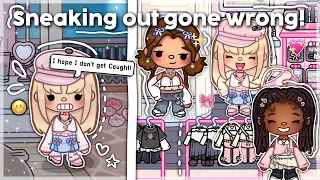 Sneaking out to the mall! 🛍️😱 *GONE WRONG* (WITH VOICE) Toca Boca Roleplay