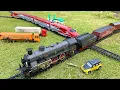 Lagu Vintage Steam Train And Asian High Speed Train Asembling And Testing - ASMR FENFA TRAINS