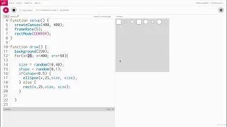 Creative Coding p5 js 0403 CONCEPT Nested For Loop