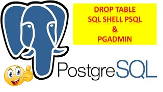 How To Drop Table In PostgreSQL Using SQL Shell psql and pgAdmin PostgreSQL Tutorials