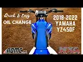 The best 2018-2022 Yamaha YZ450 Oil Change on YOUTUBE