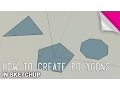 How to Create Pentagons Octagons or Any Polygon in Sketchup