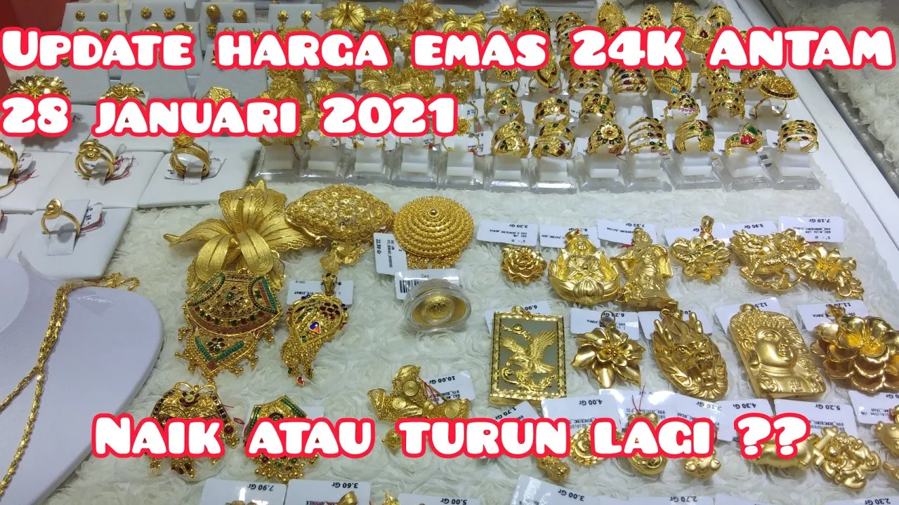 
          
          
          
            
            HARGA EMAS HARI INI I UPDATE HARGA EMAS ANTAM  GOLD 24K PER GRAM I HARGA EMAS TERBARU JANUARI 2021
          
        . 