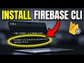 How to install Firebase CLI for deploying web apps - Step By Step