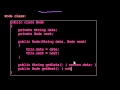 Linked Lists 2 The Node Class