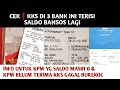 Lagu KKS DI 3 BANK INI TERSI SALDO BANSOS LAGI❗️INFO KKS SALDO 0 \u0026 KPM GAGAL BELUM DAPAT KKS