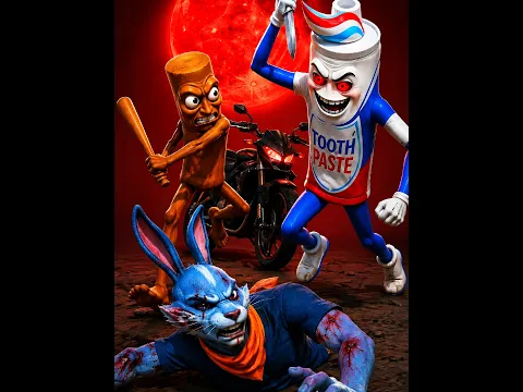 👻🏍️ **Bhutiya Bike 🏍️ Toothpaste Man vs Thung Thung Sahur 😱🔥 | Khatarnaak Takkar 💀⚡**