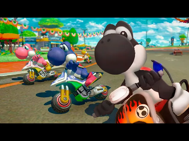 Download MP3 MARIO KART pero TODOS son YOSHIS