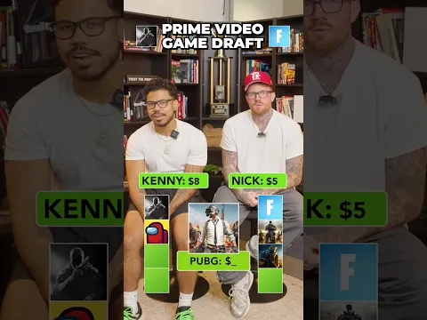 PRIME VIDEO GAME DRAFT 🎮