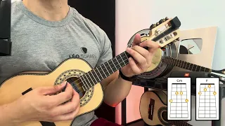 APRENDA 5 MÚSICAS COM 2 ACORDES NO CAVAQUINHO PARA INICIANTES - AULA DE CAVACO
